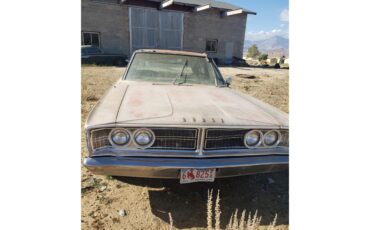 Dodge-Coronet-500-1966-blackbrown-tan-1