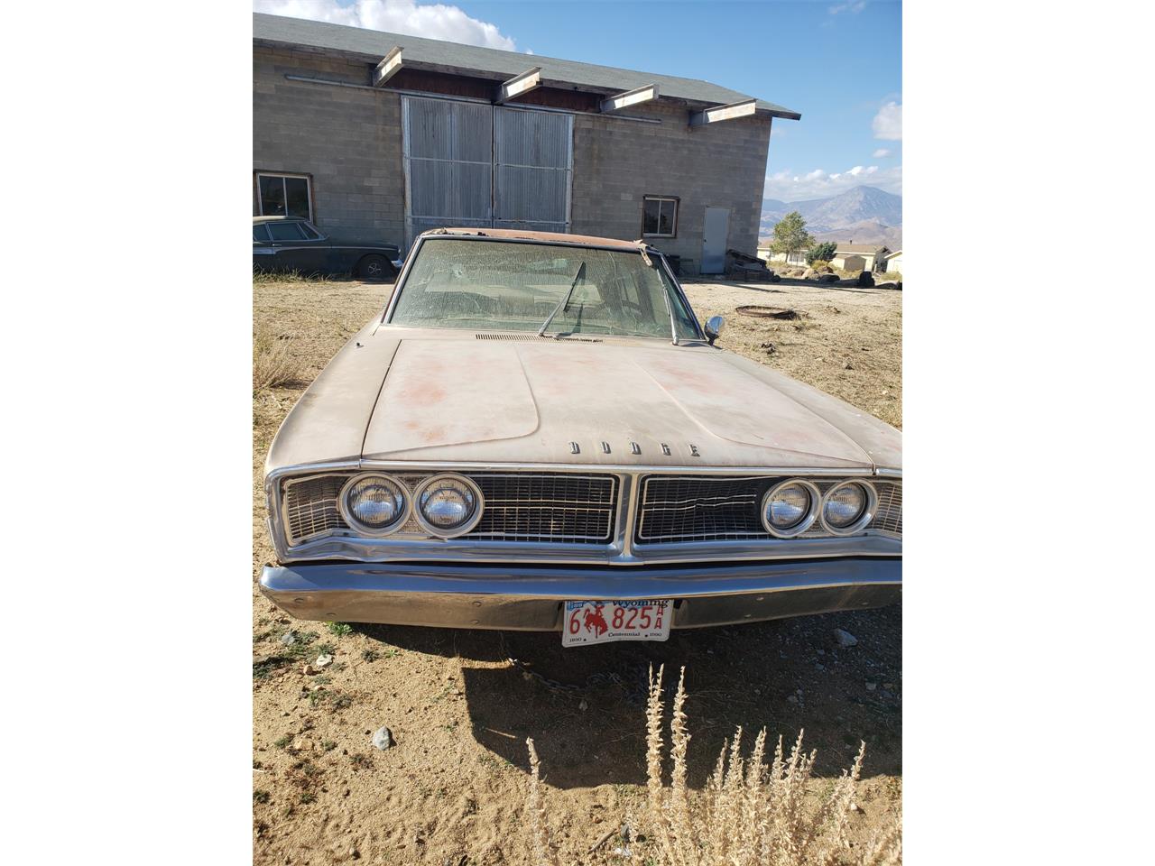 Dodge-Coronet-500-1966-blackbrown-tan-1