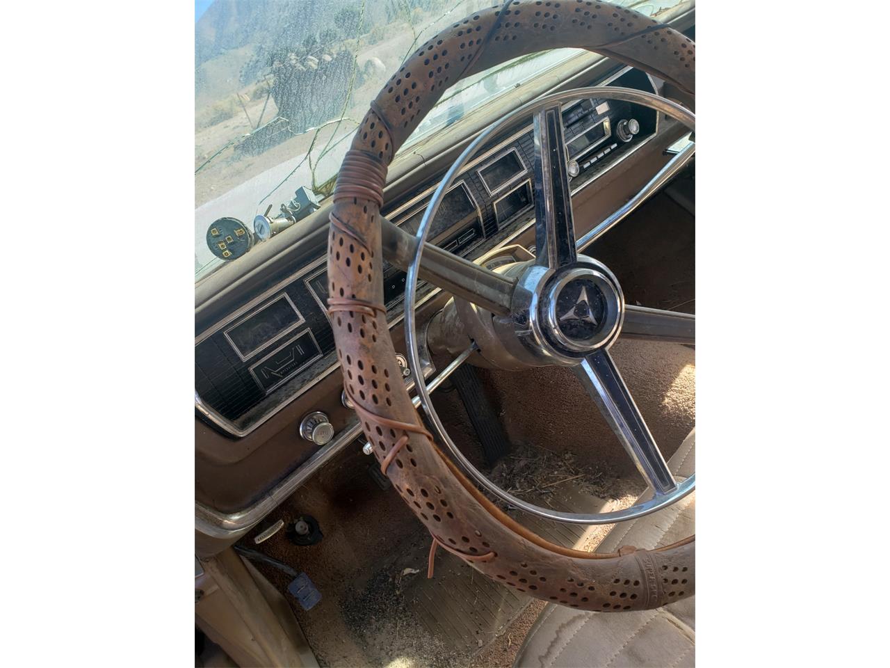 Dodge-Coronet-500-1966-blackbrown-tan-11