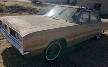 Dodge-Coronet-500-1966-blackbrown-tan-2