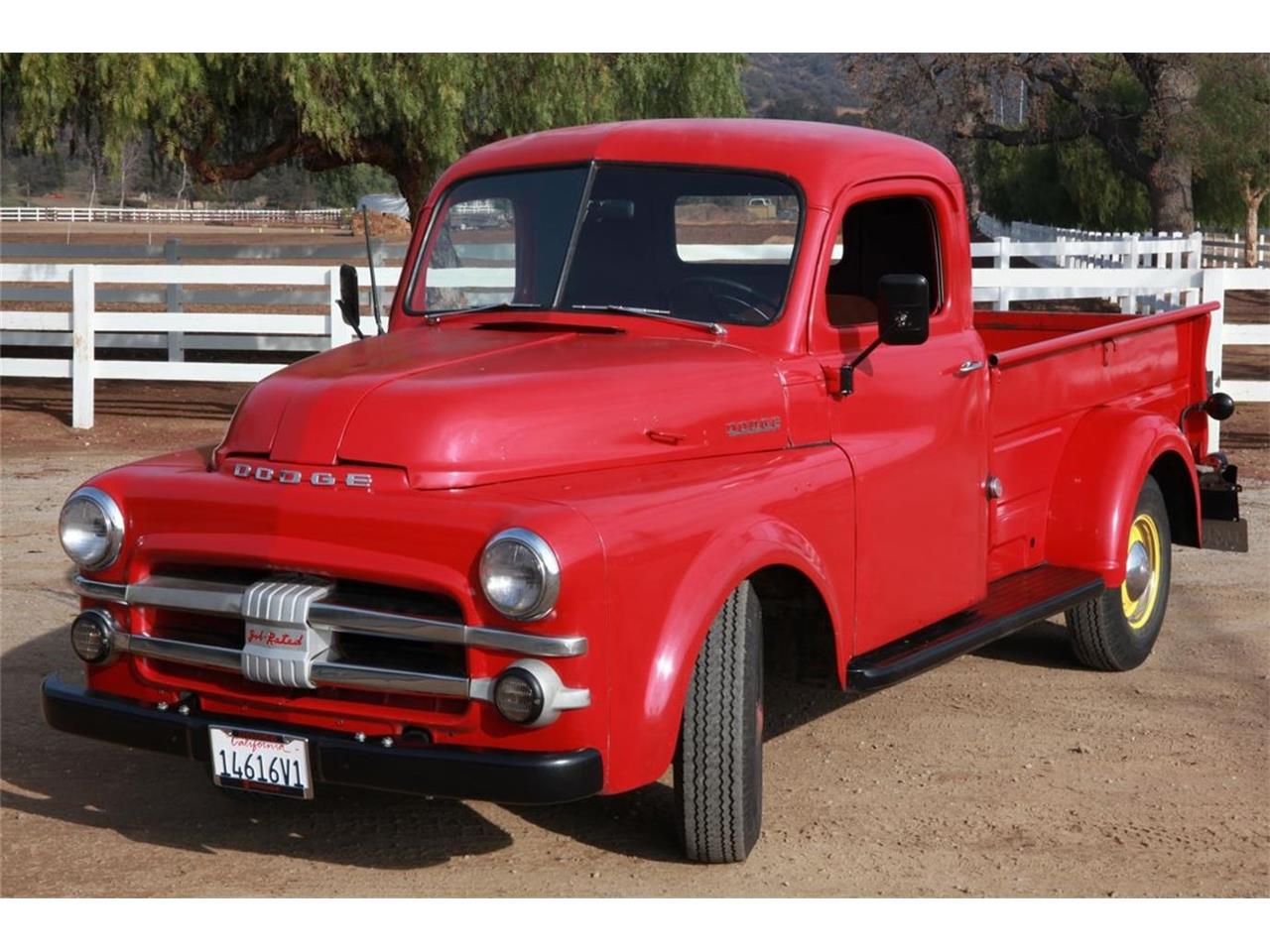 Dodge-Pickup-1951-Red-Red-11
