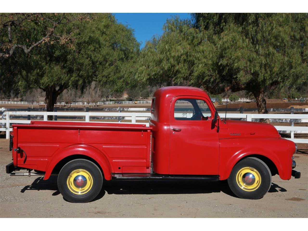 Dodge-Pickup-1951-Red-Red-2