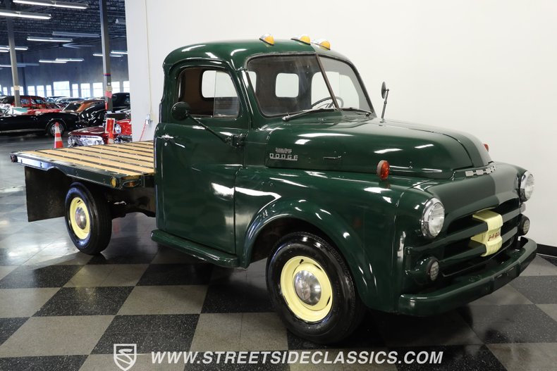 Dodge-Pickup-1952-Dark-Green-Brown-21