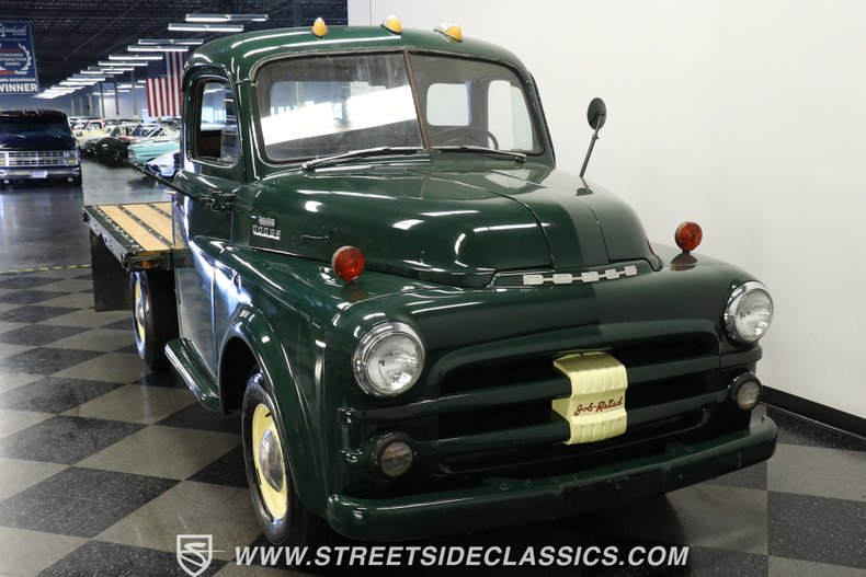 Dodge-Pickup-1952-Dark-Green-Brown-22