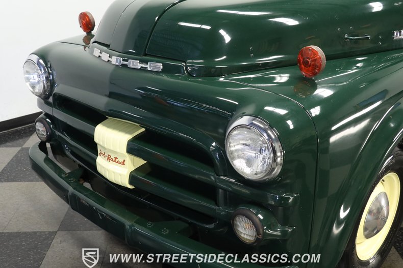 Dodge-Pickup-1952-Dark-Green-Brown-25