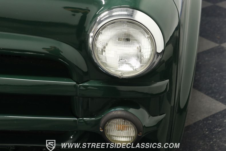 Dodge-Pickup-1952-Dark-Green-Brown-26