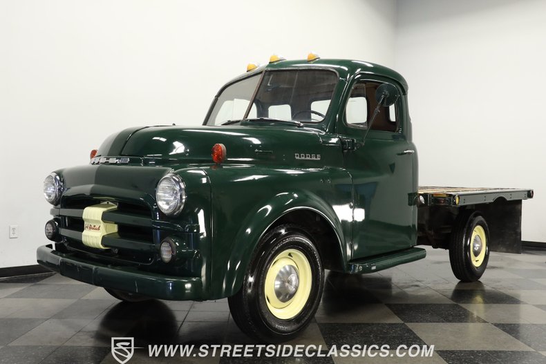 Dodge-Pickup-1952-Dark-Green-Brown-27