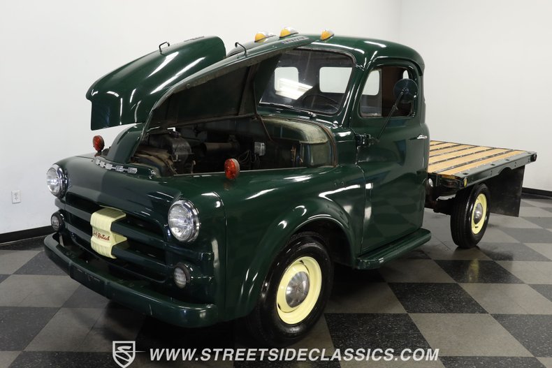 Dodge-Pickup-1952-Dark-Green-Brown-36