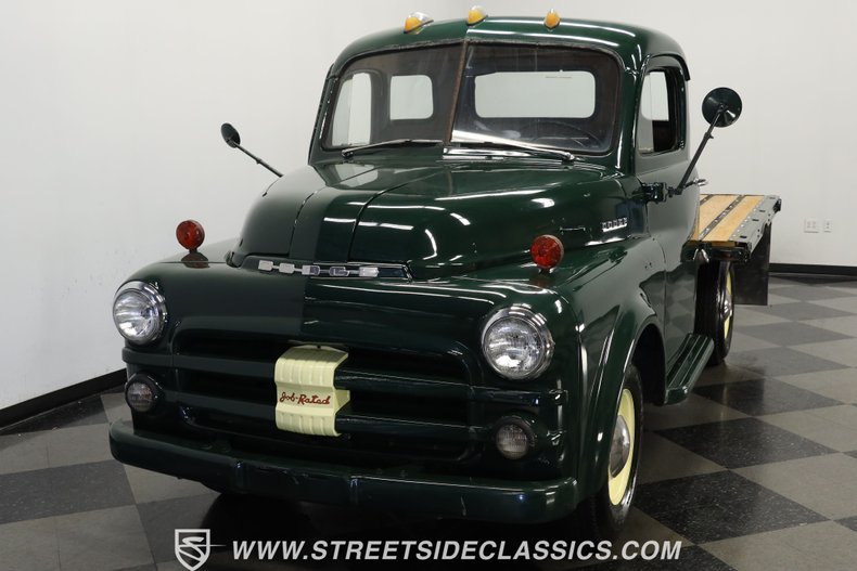 Dodge-Pickup-1952-Dark-Green-Brown-9