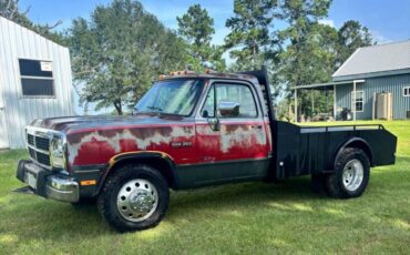 Dodge-d-350-diesel-1992-red