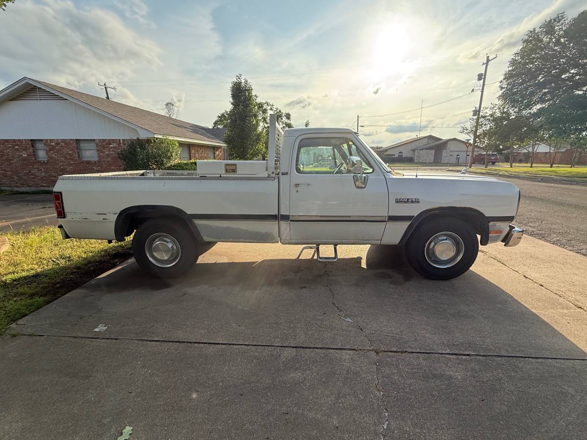 Dodge-d250-diesel-1992-white-2