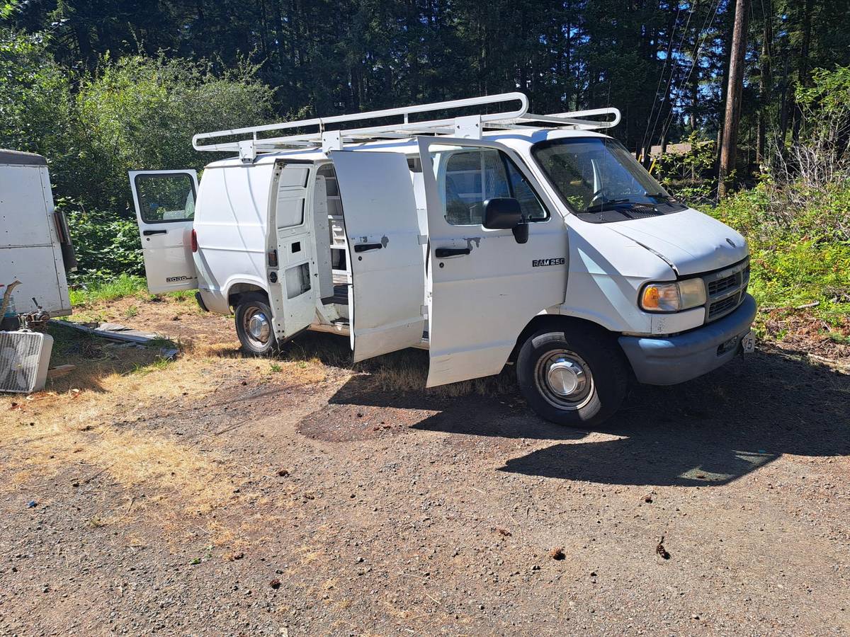 Dodge-d250-van-1994-white