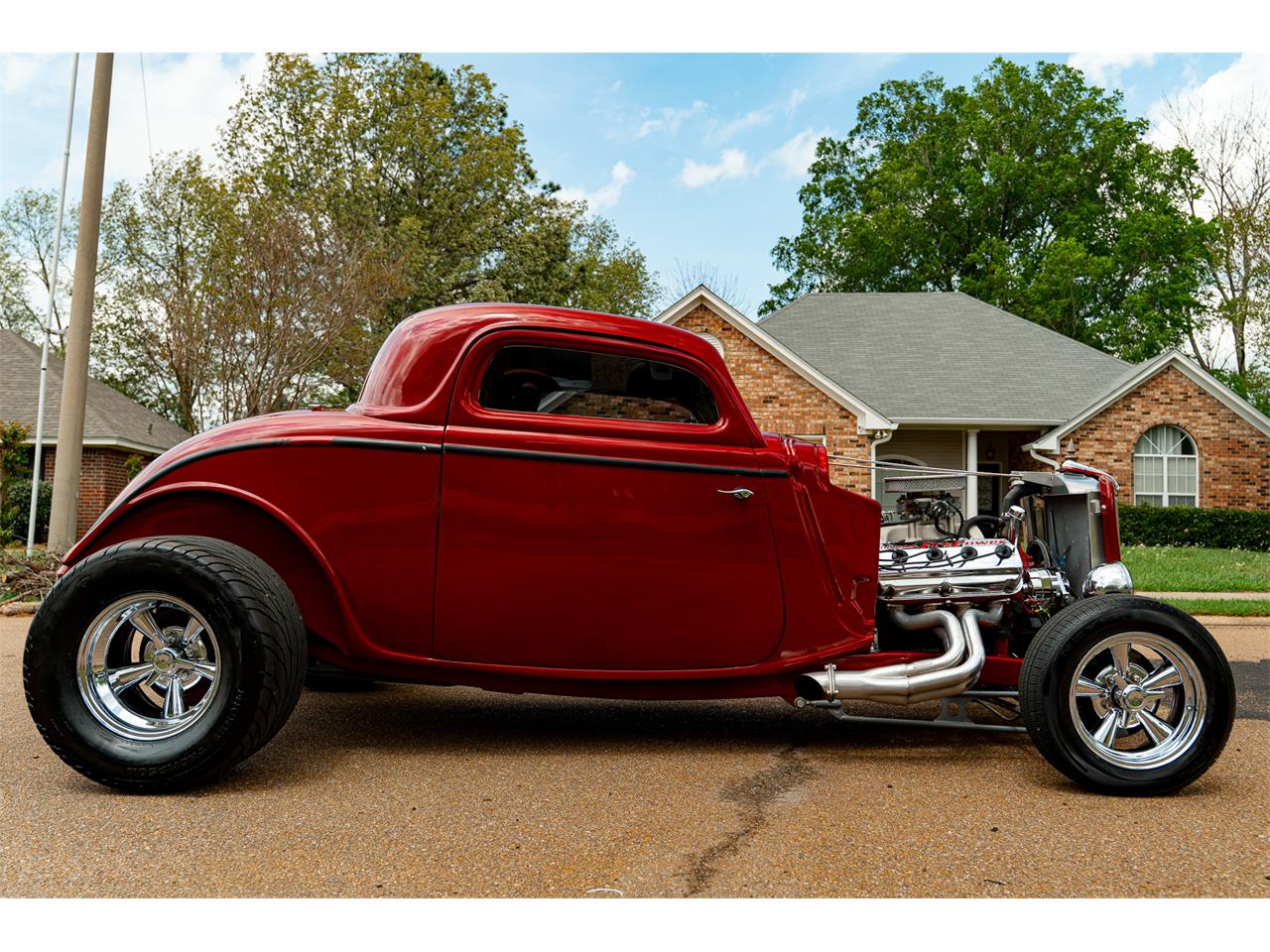 Ford-2-dr-coupe-1934-Burgundy-Wine-Black-13