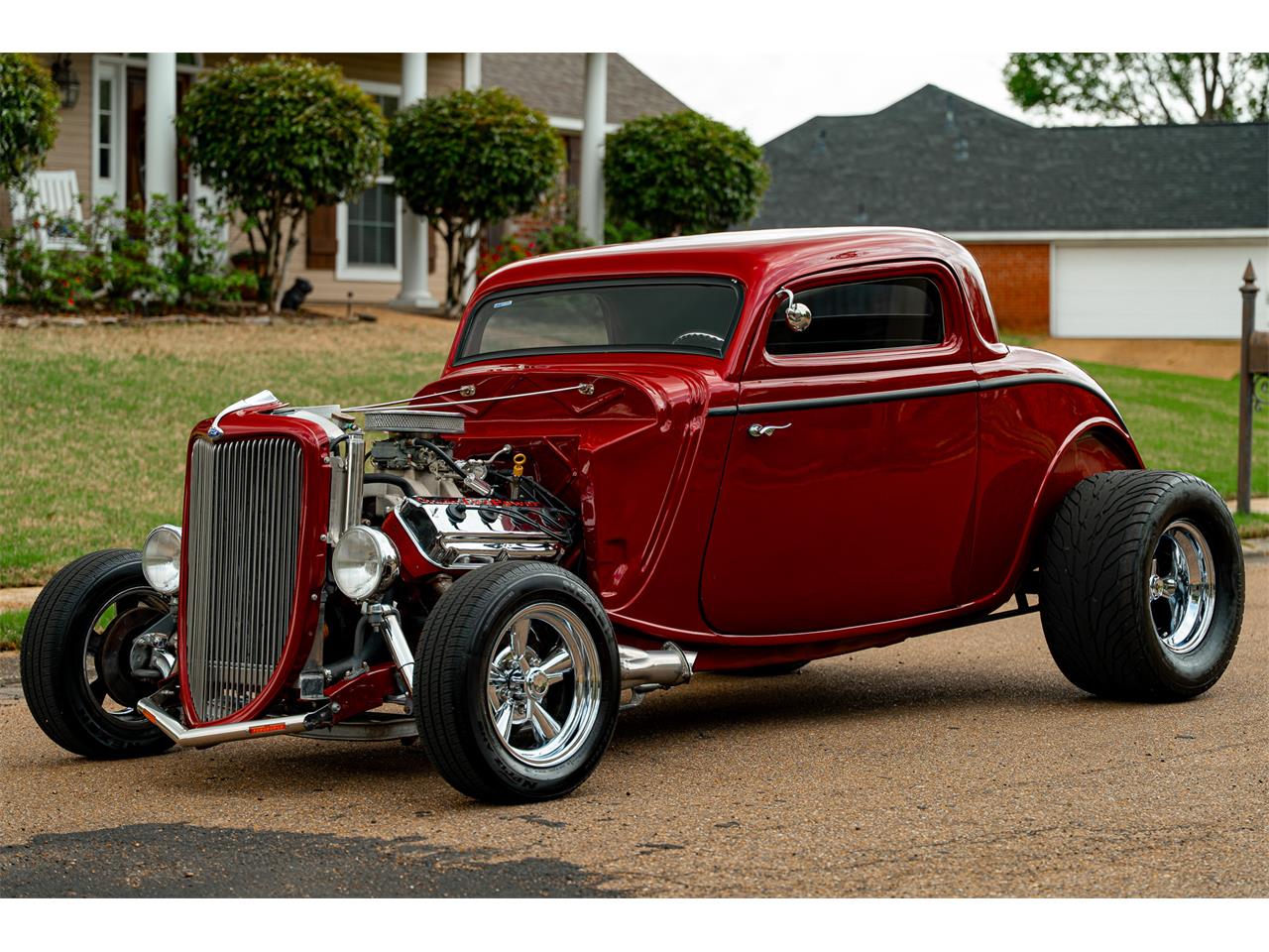 Ford-2-dr-coupe-1934-Burgundy-Wine-Black-20