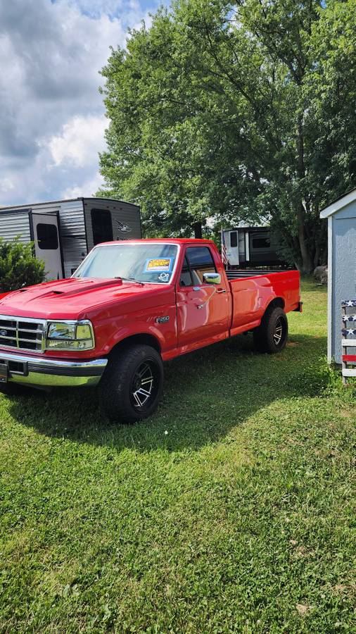 Ford-250-7.3-power-stroke-diesel-1995-red-2