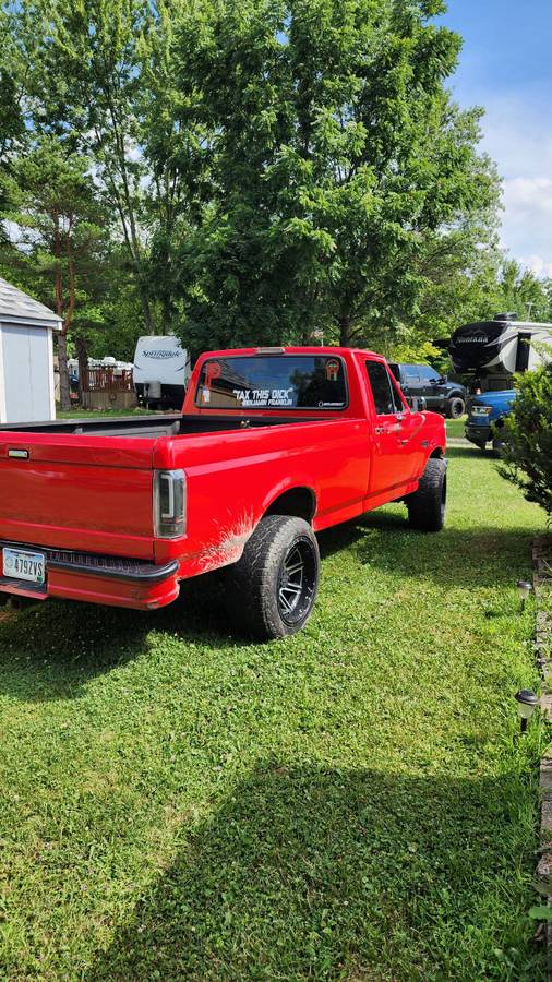 Ford-250-7.3-power-stroke-diesel-1995-red-3