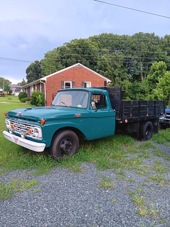 Ford-350-1964-green-1