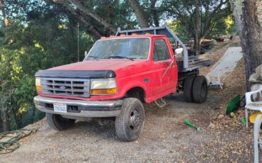 Ford-350-diesel-1995-red