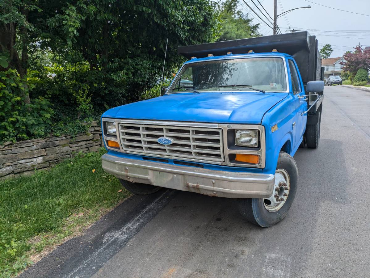 Ford-350-dump-truck-1986-blue-3