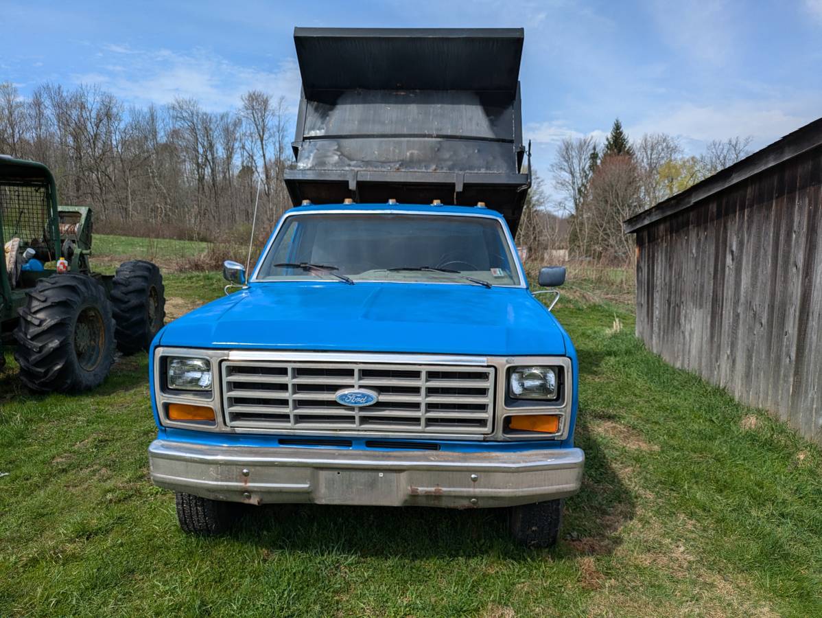 Ford-350-dump-truck-1986-blue-8