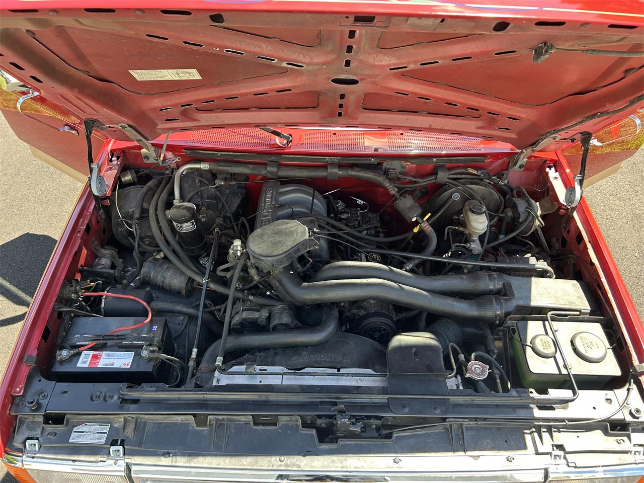Ford-Bronco-1991-Red-Tan-17