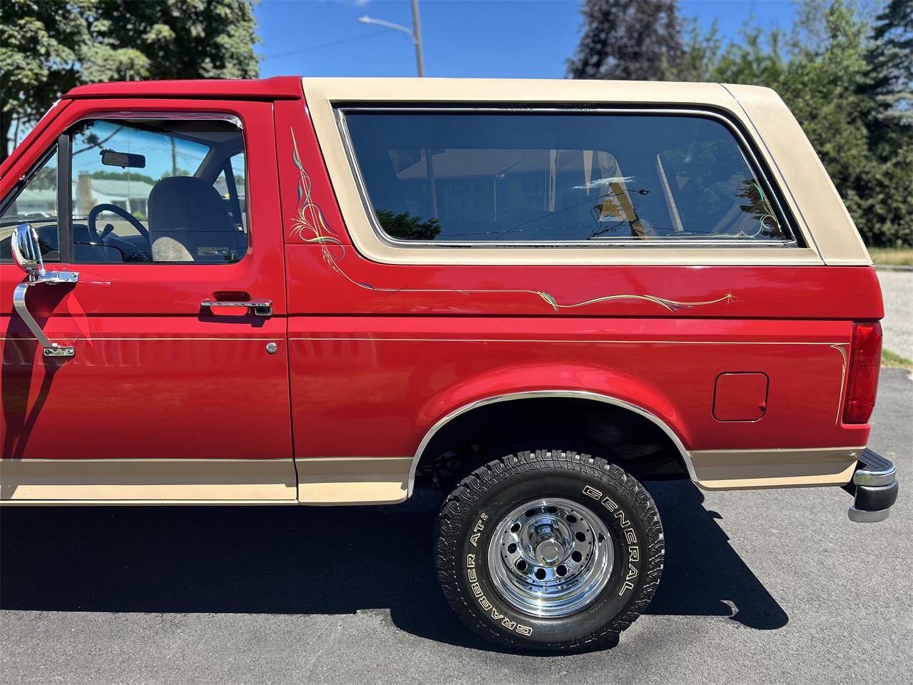 Ford-Bronco-1991-Red-Tan-30