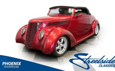 Ford-Cabriolet-1937-Burgundy-Tan-49