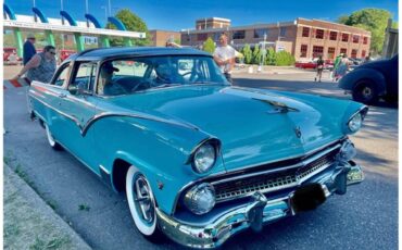Ford-Crown-victoria-1955-Aquatone-amp-Waterfall-2-Tone-Blue