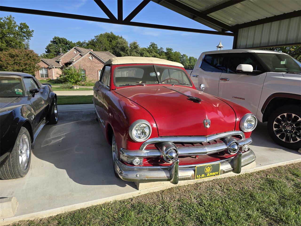 Ford-Custom-1951-Red-Red-amp-White