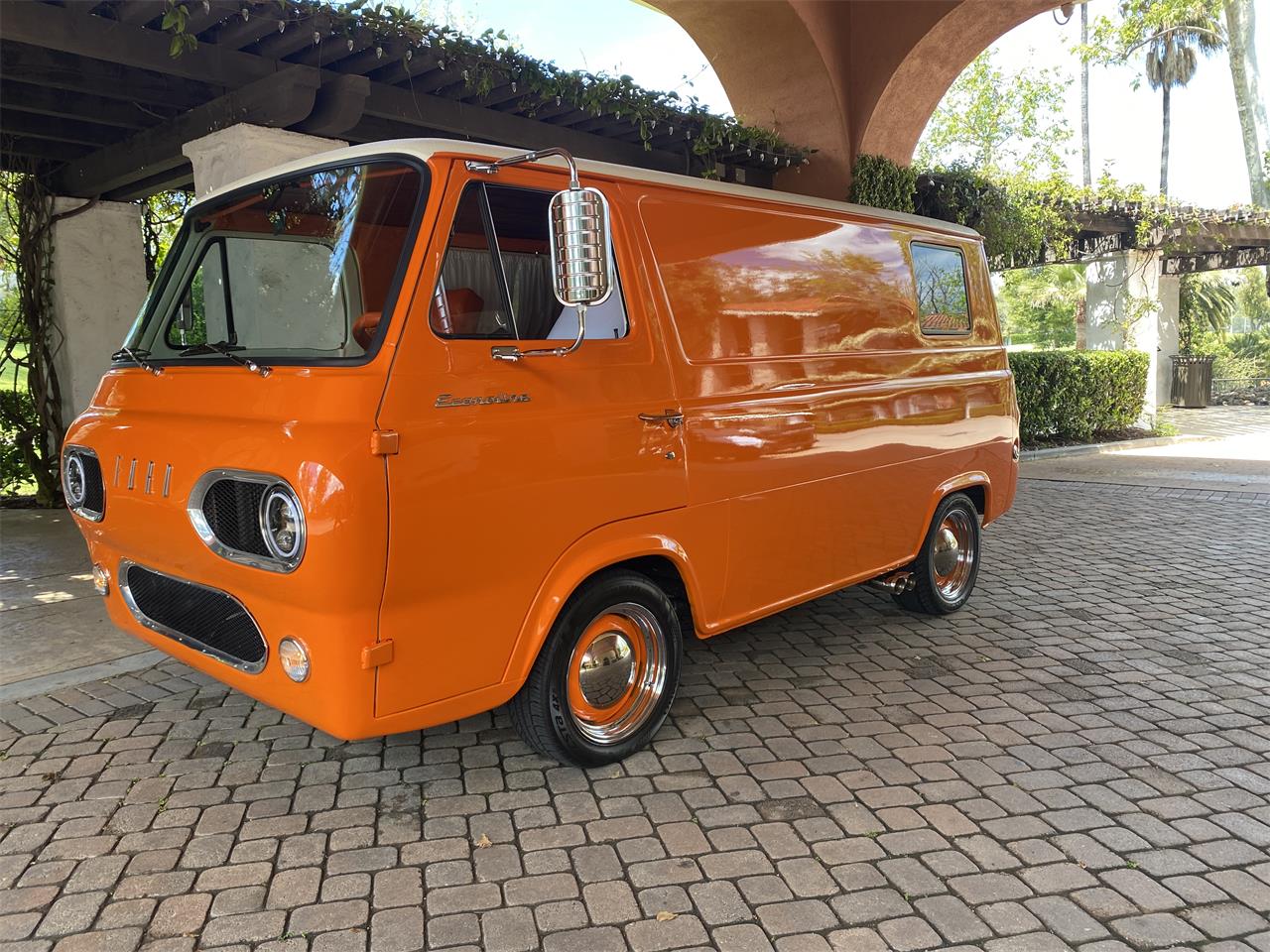 Ford-Econoline-1964-Orange-Orange-amp-White-18