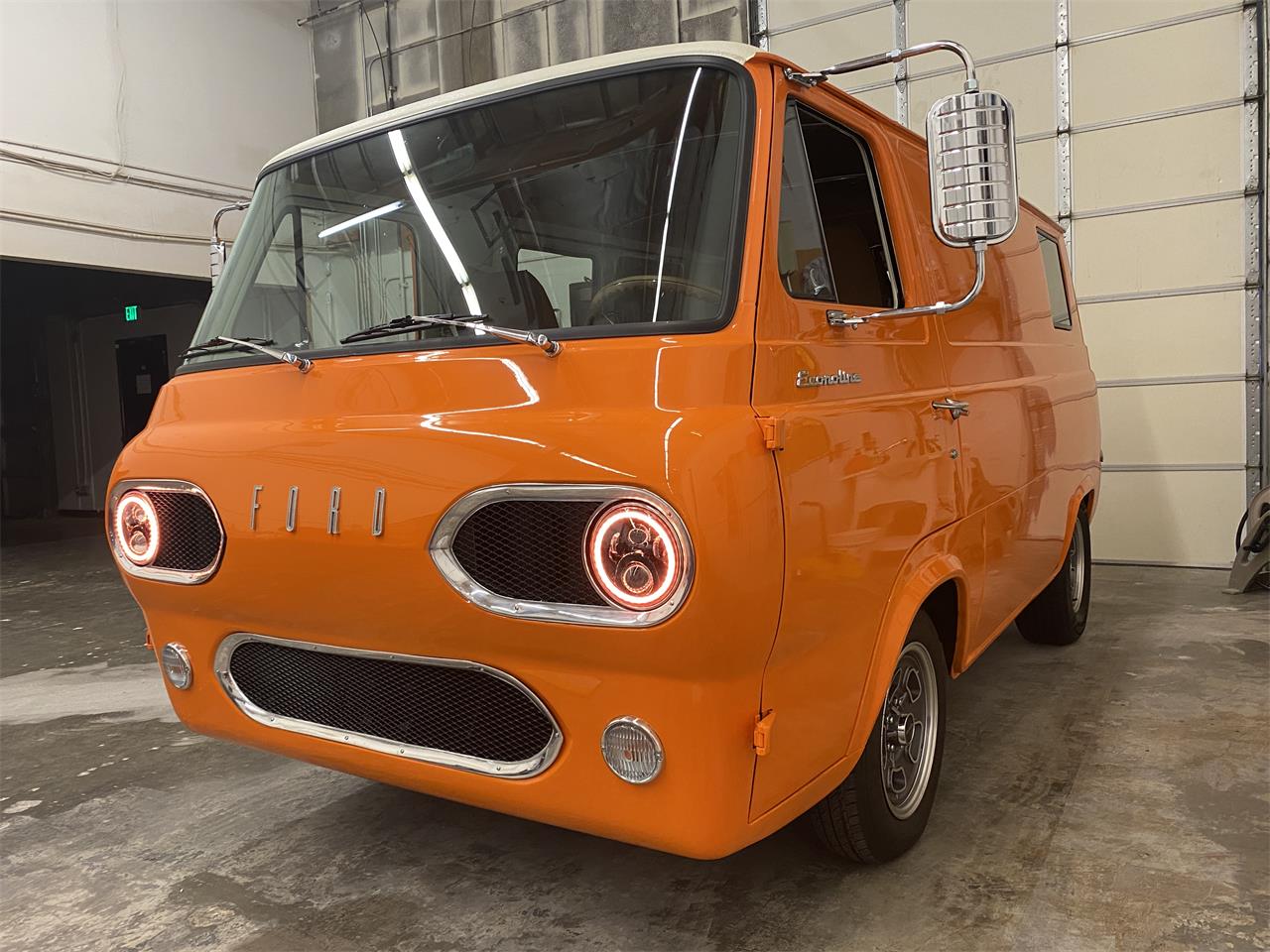 Ford-Econoline-1964-Orange-Orange-amp-White-26