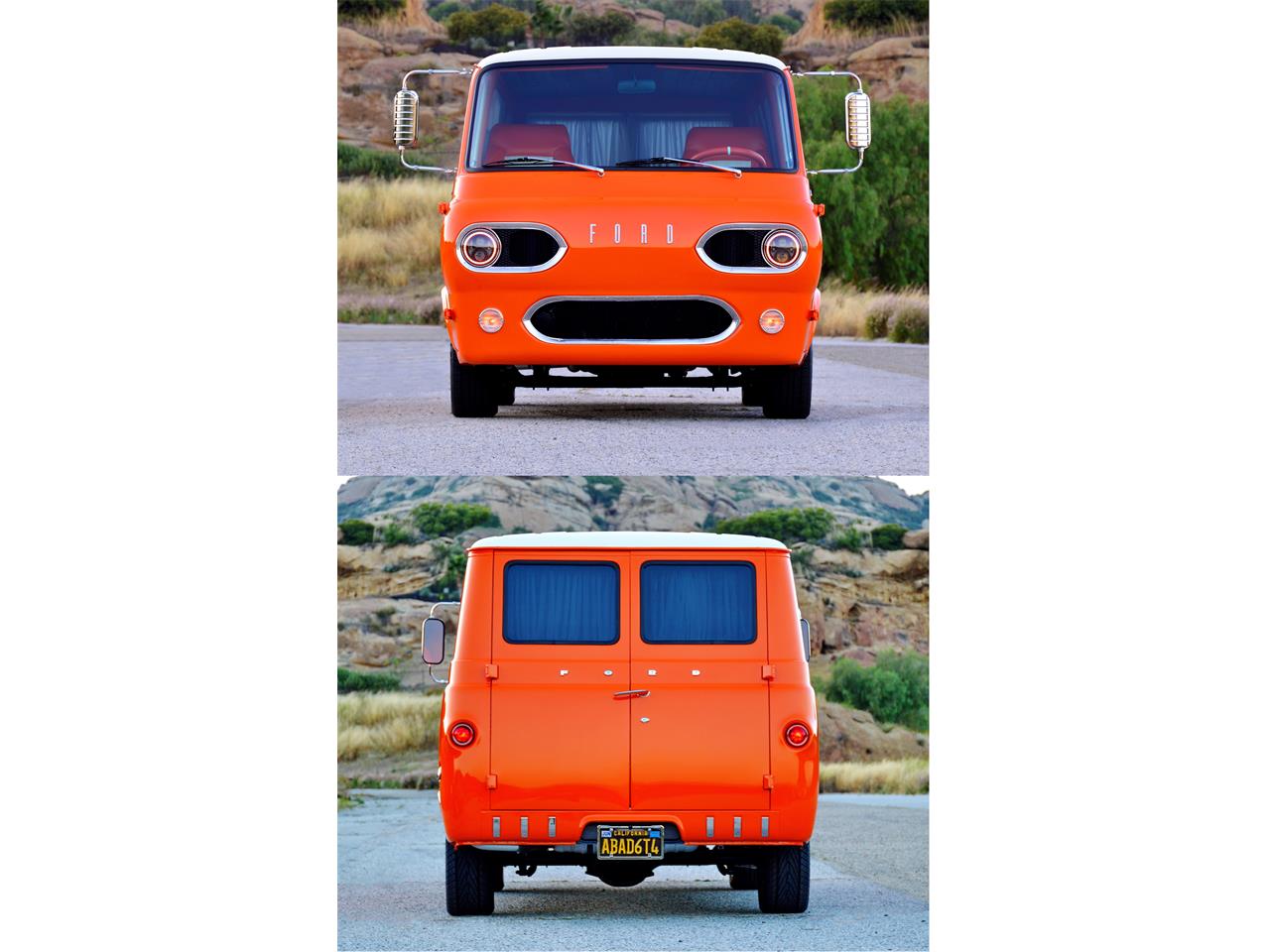 Ford-Econoline-1964-Orange-Orange-amp-White-27