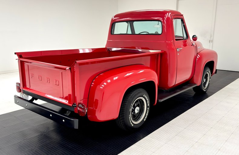 Ford-F-100-1954-Vermillion-Red-Gray-8