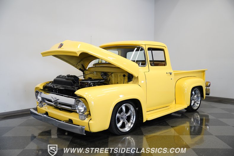 Ford-F-100-1956-Yellow-35