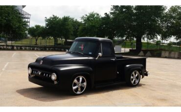 Ford-F100-1954-Matte-Black-Black