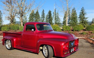 Ford-F100-1954-Red-Tan-2