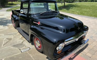 Ford-F100-1956-Black-White-1