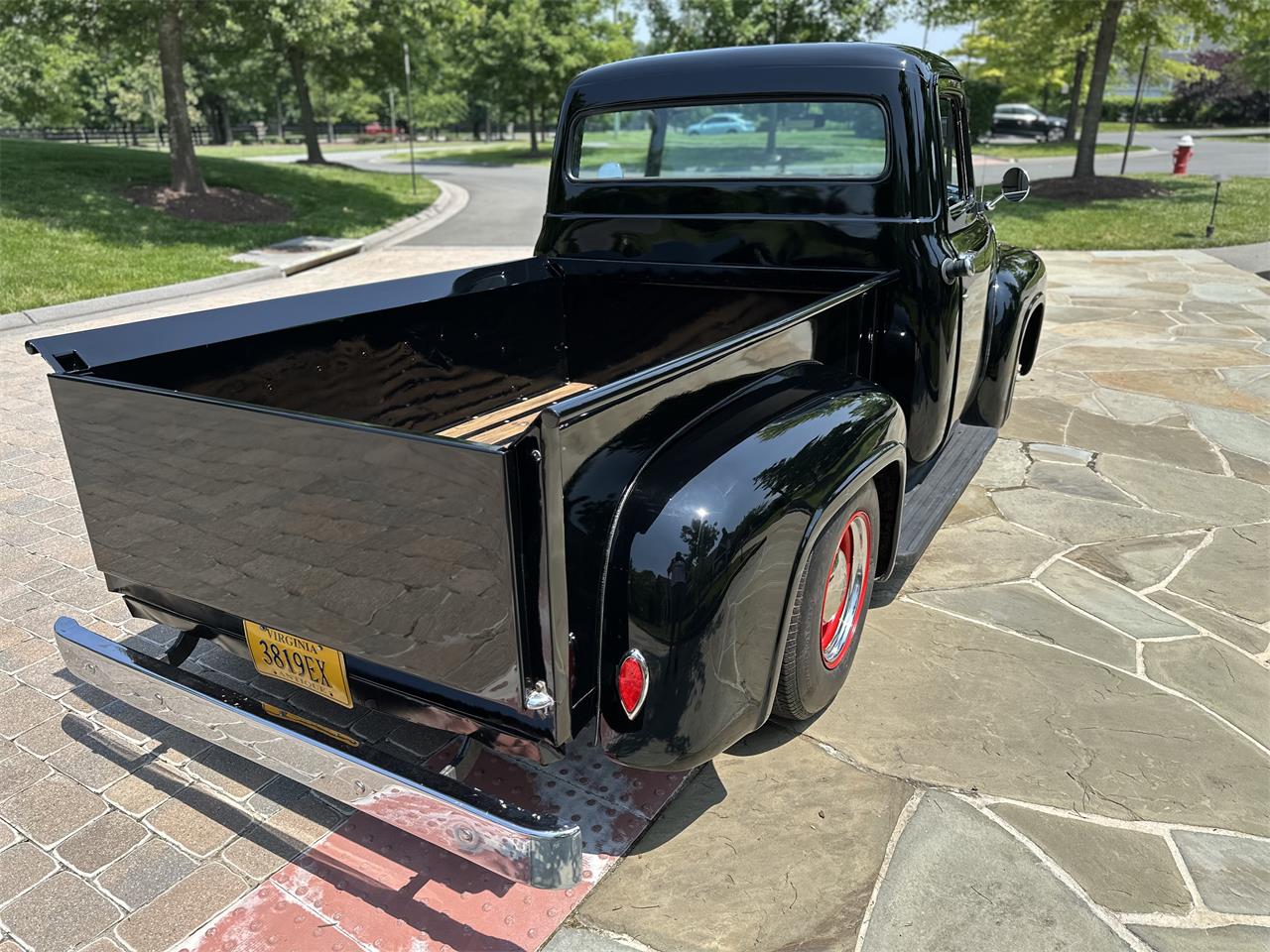 Ford-F100-1956-Black-White-14