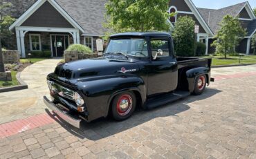 Ford-F100-1956-Black-White-2