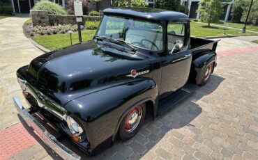 Ford-F100-1956-Black-White-3