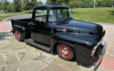Ford-F100-1956-Black-White