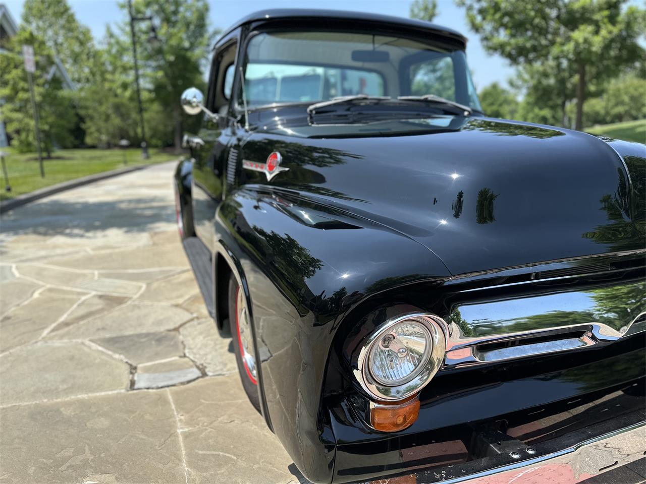 Ford-F100-1956-Black-White-6