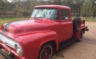 Ford-F100-1956-Red-Gray-1