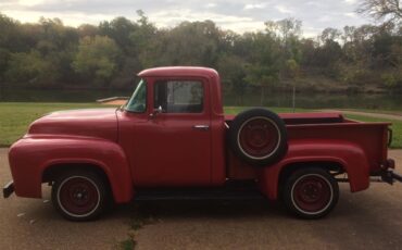 Ford-F100-1956-Red-Gray-2