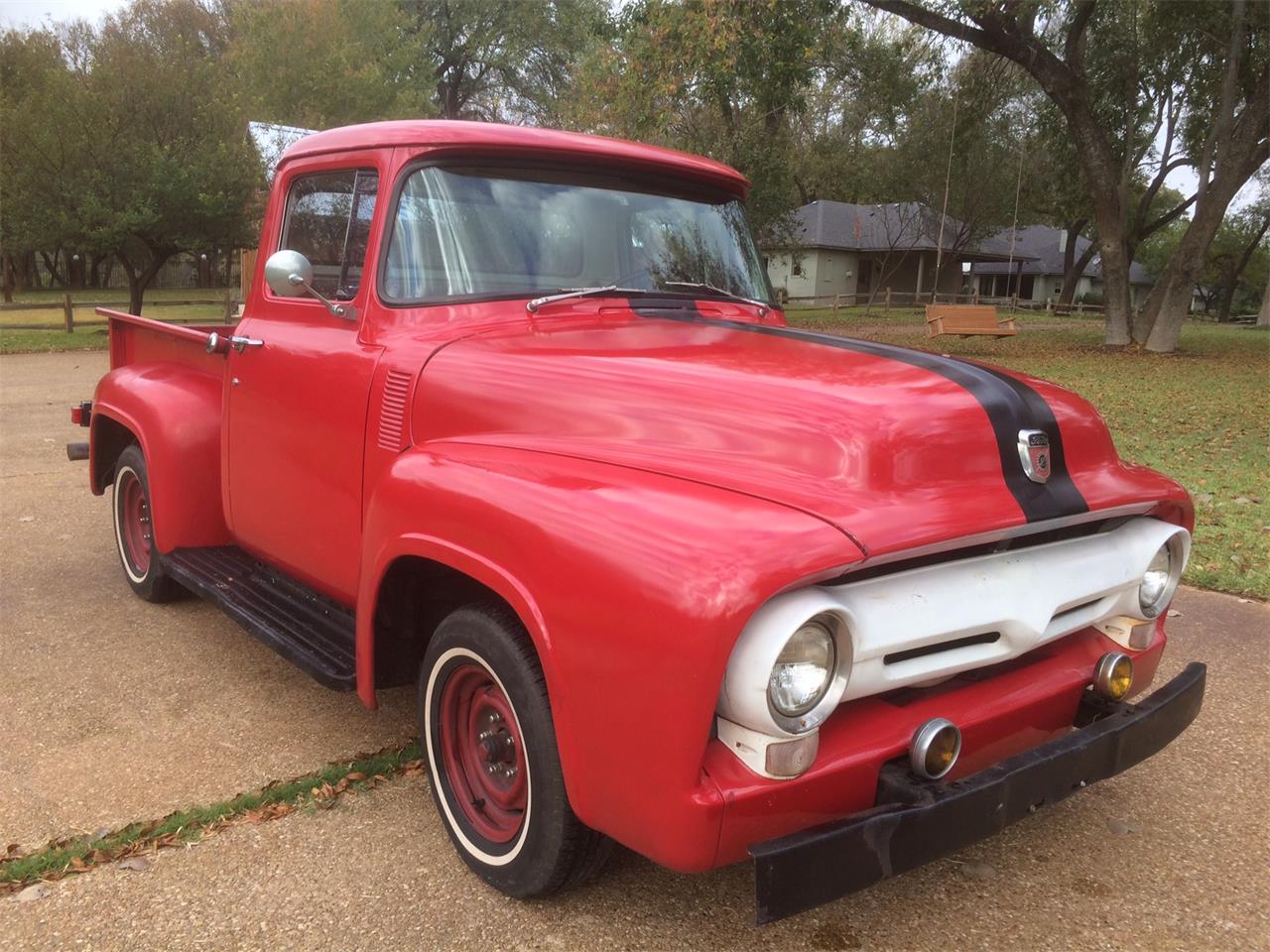 Ford-F100-1956-Red-Gray-22