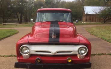 Ford-F100-1956-Red-Gray
