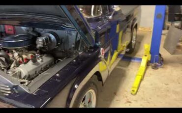 Ford-F100-1960-Bluewhite-Brown-1