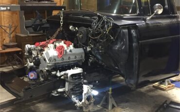 Ford-F100-1960-Bluewhite-Brown-36