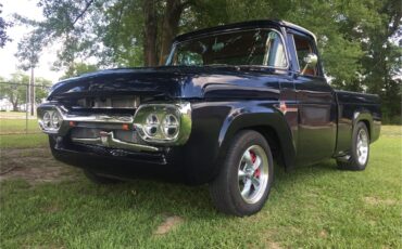 Ford-F100-1960-Bluewhite-Brown-7