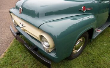 Ford-F250-1956-Green-Tan-18